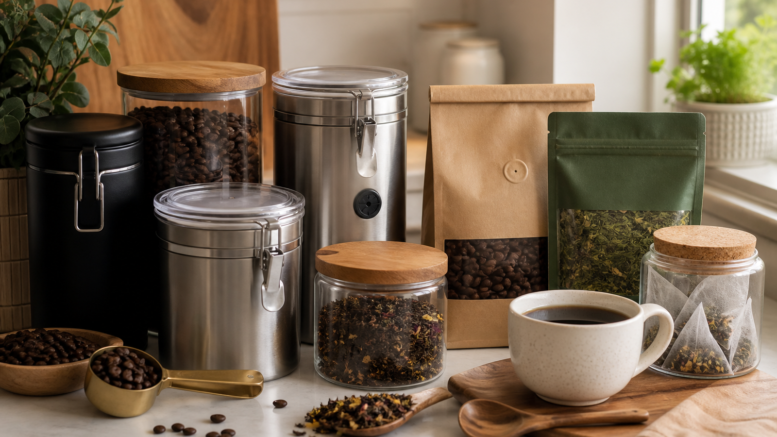 Nuvantry Pantry How to Store Coffee and Tea to Maximize Freshness at Home in the USA guide image for United States (USA) shoppers