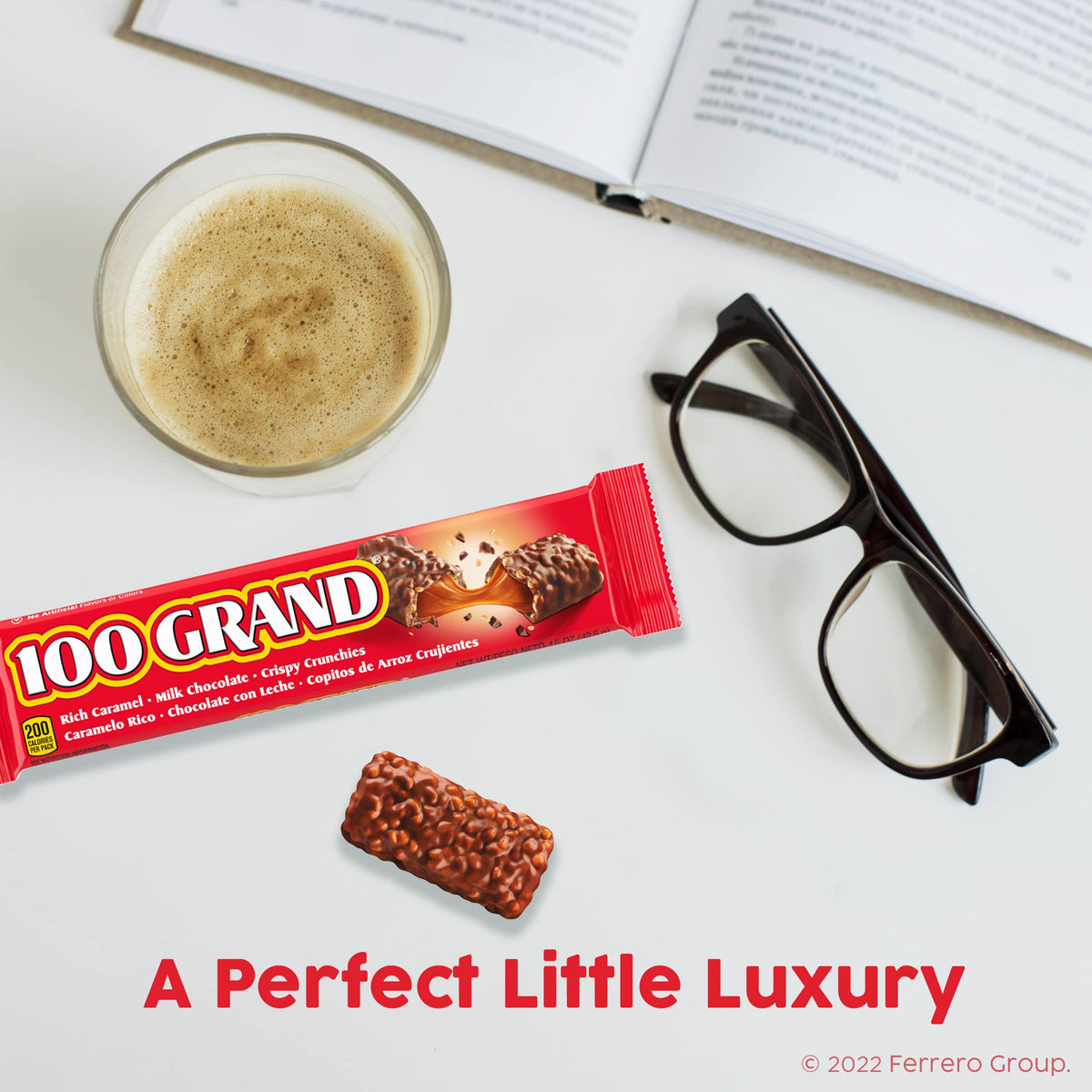 100 Grand full-size bars ideal for movie nights.