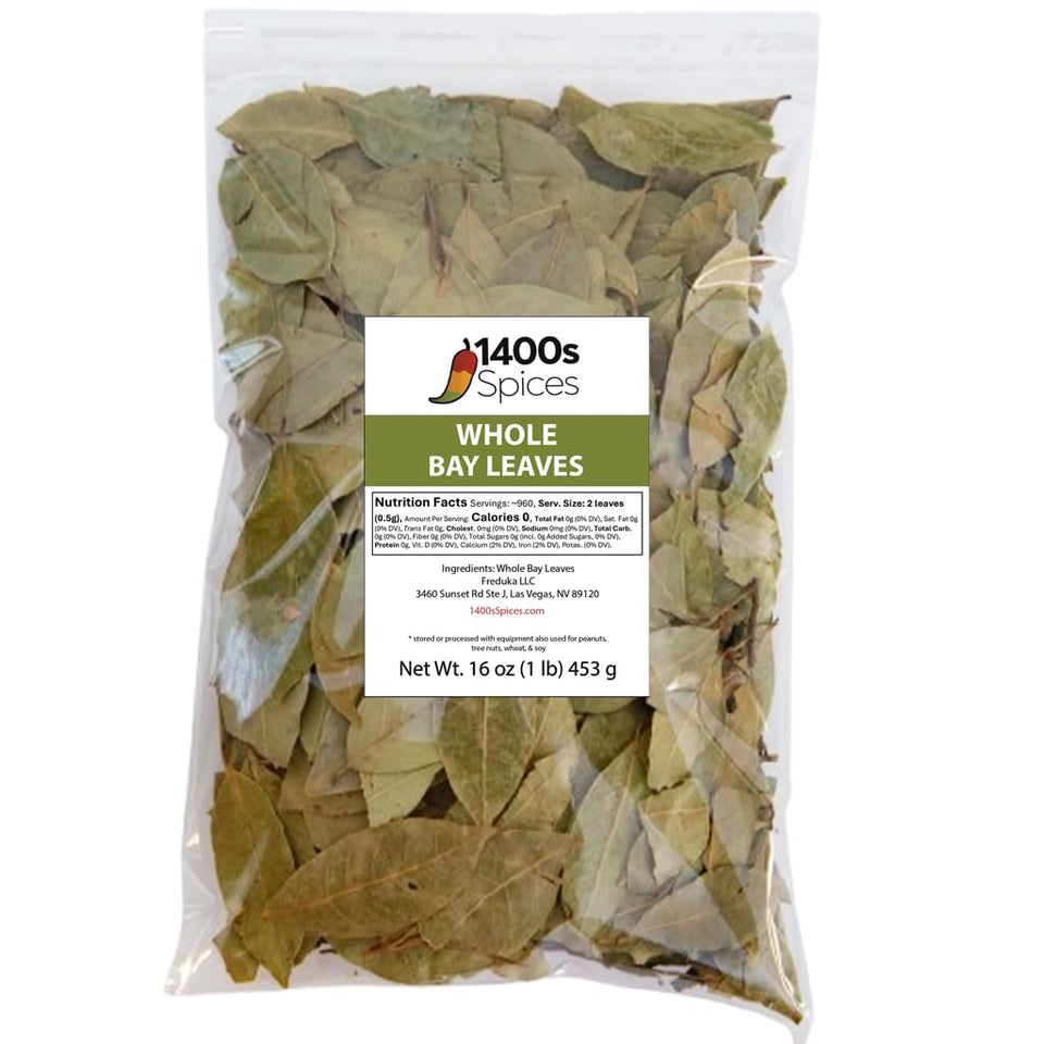 1400S Spices bay leaves semi-selected with whole and broken pieces for rich soups