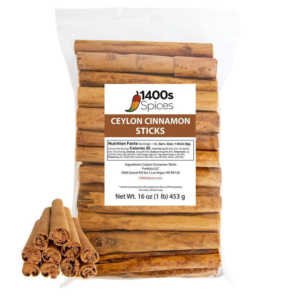 1400S SPICES Ceylon cinnamon sticks from Sri Lanka for rich stews