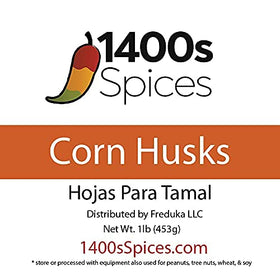 1400S Spices traditional tamales made with corn husks