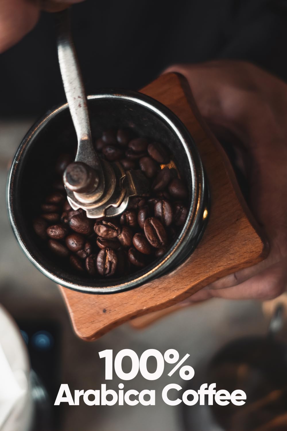 Cafe 1820 aroma steam rising from beans promises inviting fragrance.