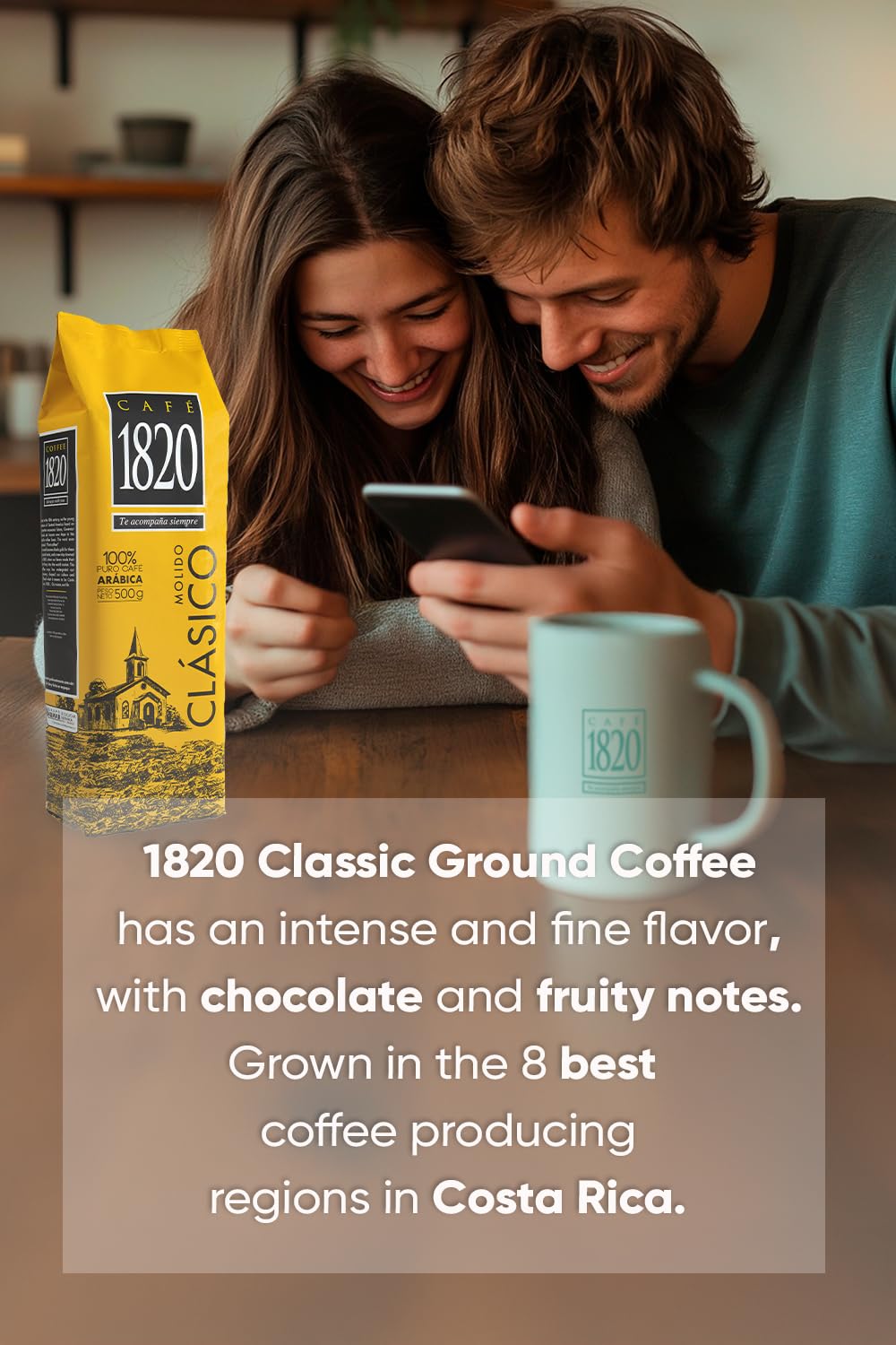 1820 Cafe Classic hints of fruity notes and chocolate in the finish.