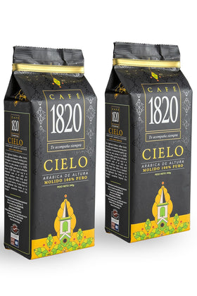 Café 1820 Cielo Gourmet packaging preserves freshness for a flavorful cup.
