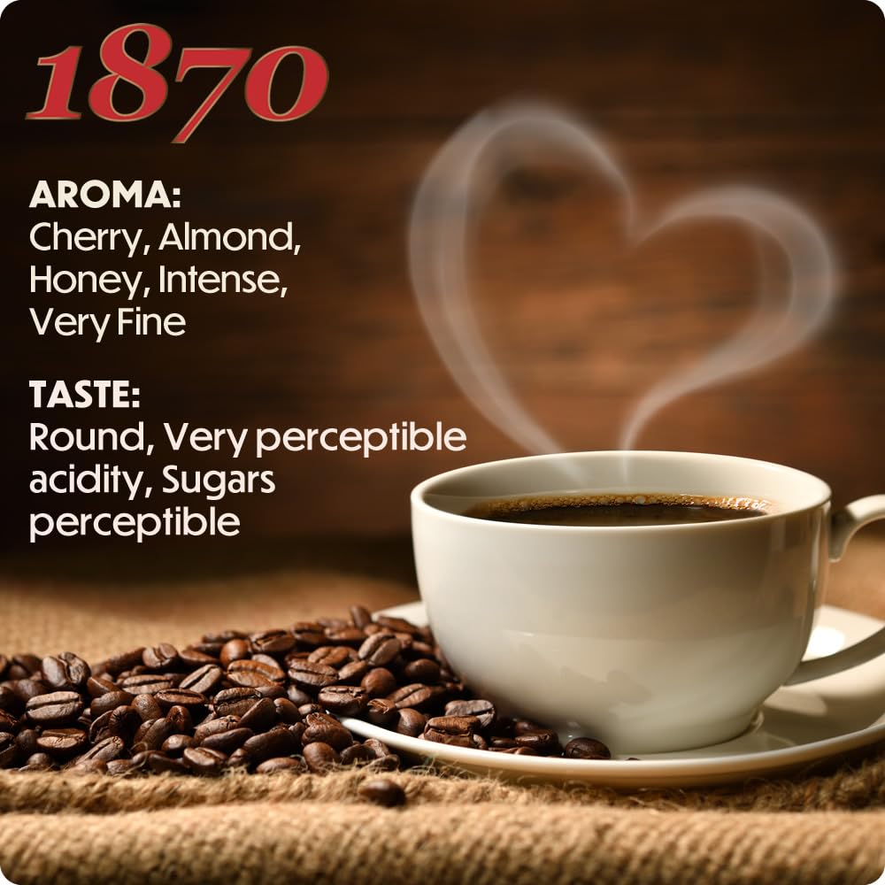 1870 Mago seven-bean blend aroma hints a balanced, fruity profile