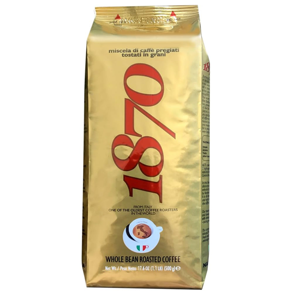 1870 Mago whole bean coffee pack: 0.5kg bag ready for grinding for flavorful mornings