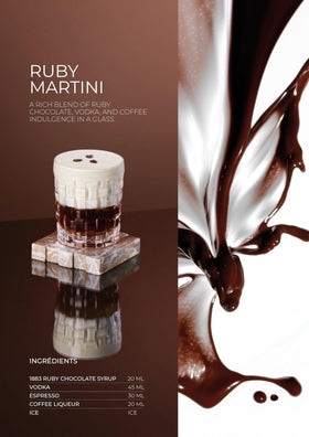 1883 MAISON ROUTIN chocolate syrup dessert-glaze shiny finish