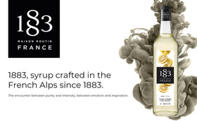 1883 Maison Routin Yuzu Syrup pour demonstrates quick cocktail preparation