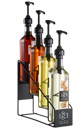 Durable 1883 syrup pump with reusable construction for daily cafe use