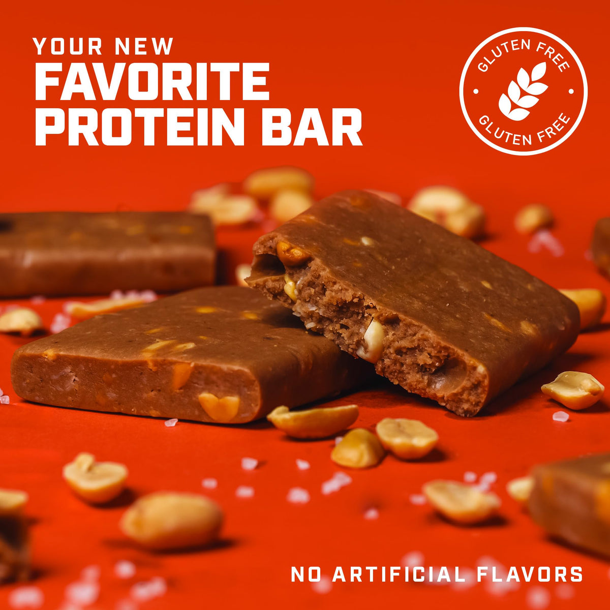 1st Phorm Power Pro Bar ingredient list closeup showing clean, whole food protein sources