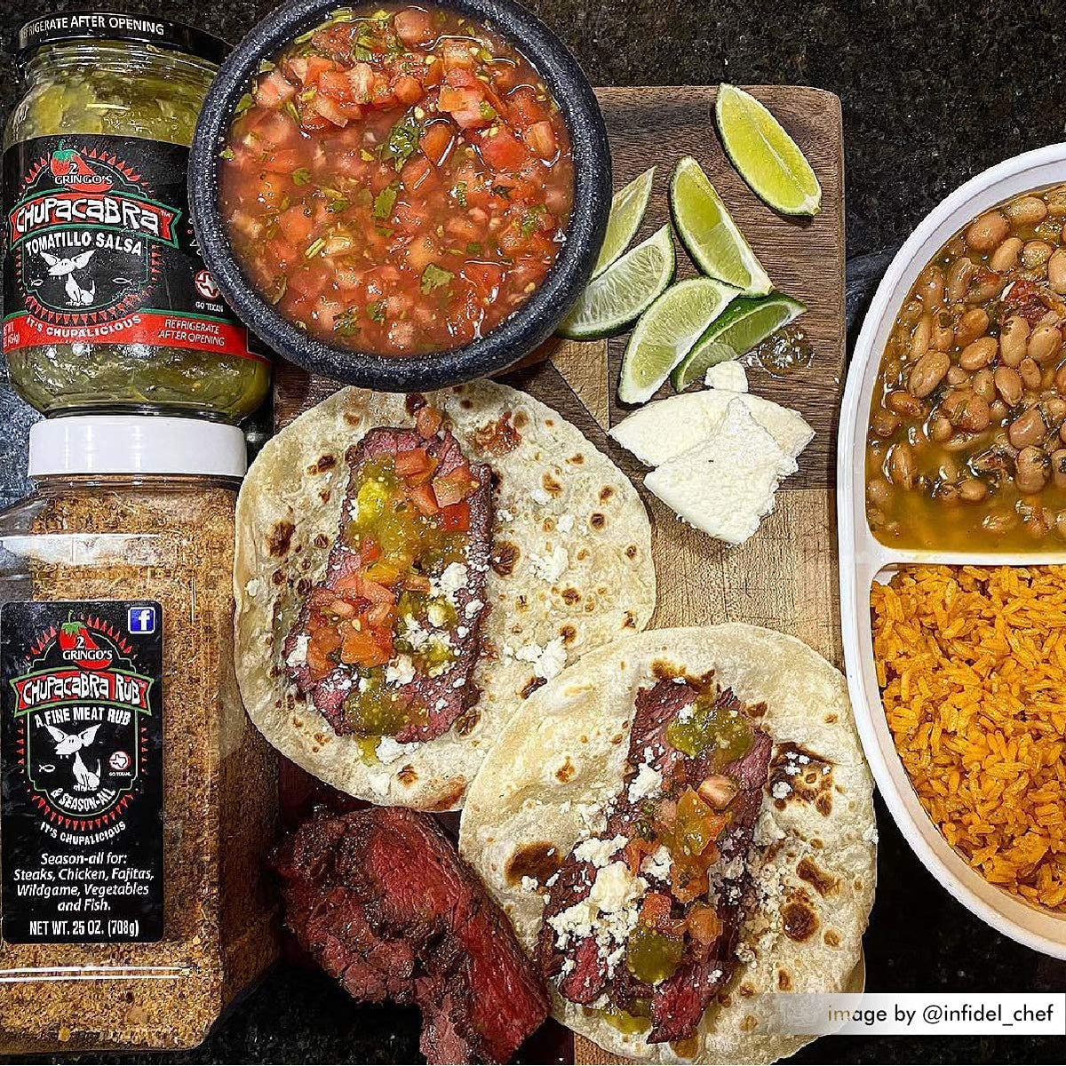 2 Gringos Chupacabra Competition-size bulk pack for backyard barbecues and large gatherings.