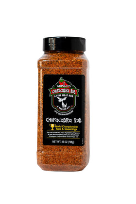 2 Gringos Chupacabra Original Meat Rub jar front for rich flavor on steaks
