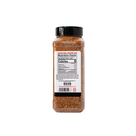 2 Gringos Chupacabra label closeup highlights premium blend for grilling.
