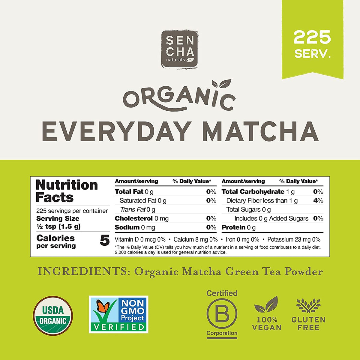 21 Sencha Everyday matcha smoothie bowl shows versatile daily use.