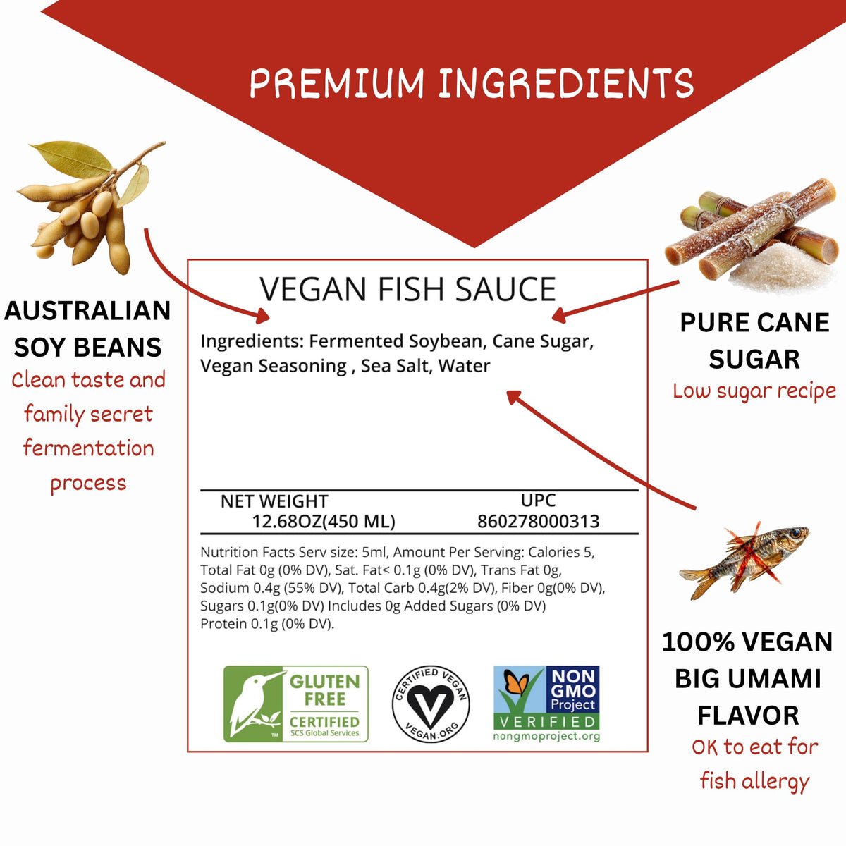 24Vegan vegan fish sauce pour enhances soups and marinades.