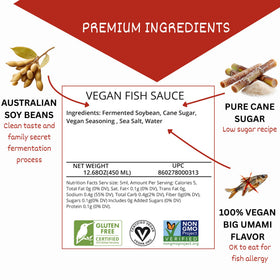 24Vegan vegan fish sauce pour enhances soups and marinades.