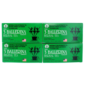 3 Ballerina Diet Tea Extra Strength box front for digestive comfort.