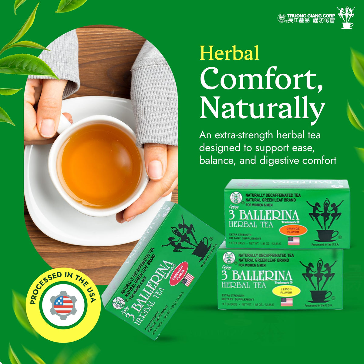 3 Ballerina Tea lemon flavor pack offers a crisp, uplifting citrus moment