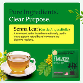 3 Ballerina Tea regular-strength blend visual for steady routine.