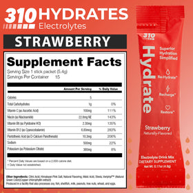 310 Nutrition low-calorie keto-friendly hydration powder for mindful energy
