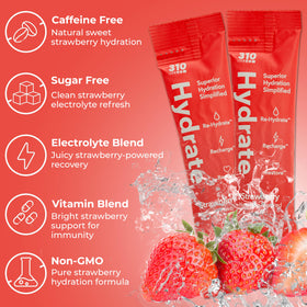 310 Nutrition strawberry flavor refreshes workouts and daily activities