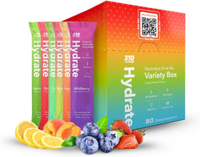 310 Nutrition sugar-free electrolytes packet for rapid hydration during workouts.