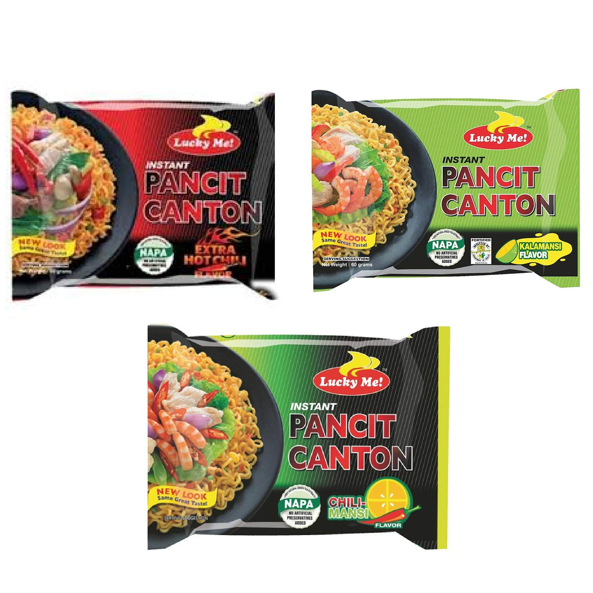 365 Asian Store pancit canton variety pack front view for quick, flavorful meals