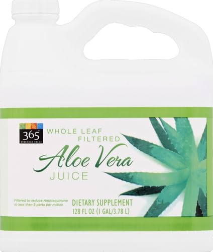 365 by Whole Foods Market Aloe polysaccharides bottle highlighting full spectrum content