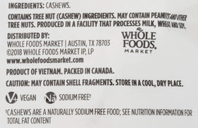 365 by Whole Foods Market cashews baking-ingredient, adds nutty depth to desserts and savory dishes.