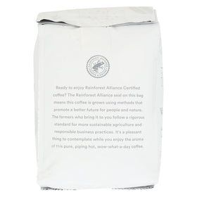 365 by Whole Foods Market deep roast brew steam highlights rich chocolate and caramel.