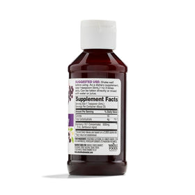 Pouring 365 by Whole Foods Market Elderberry Liquid for easy daily immune-support use