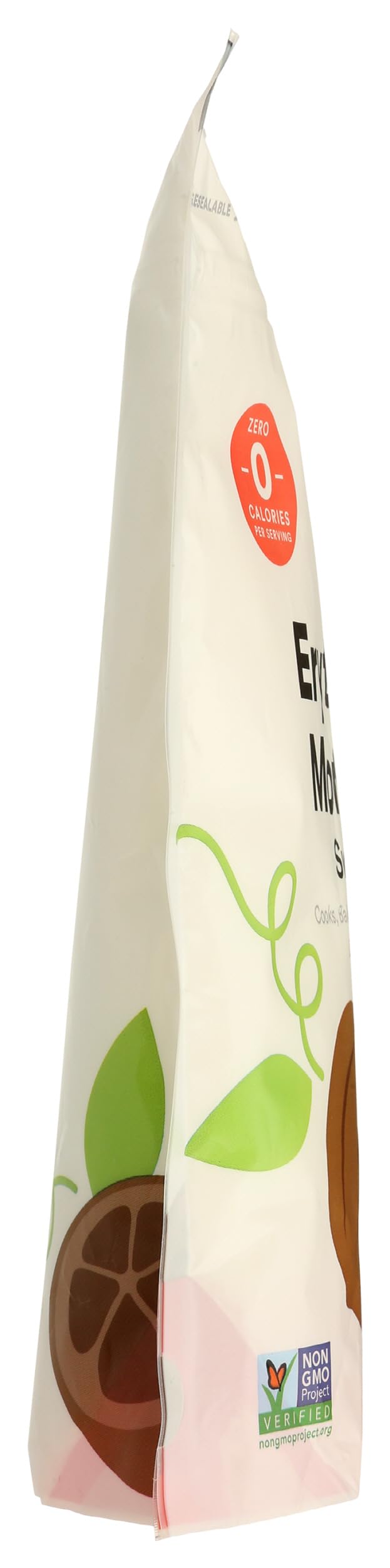 Measuring spoon filled with granulated sweetener for coffee or tea