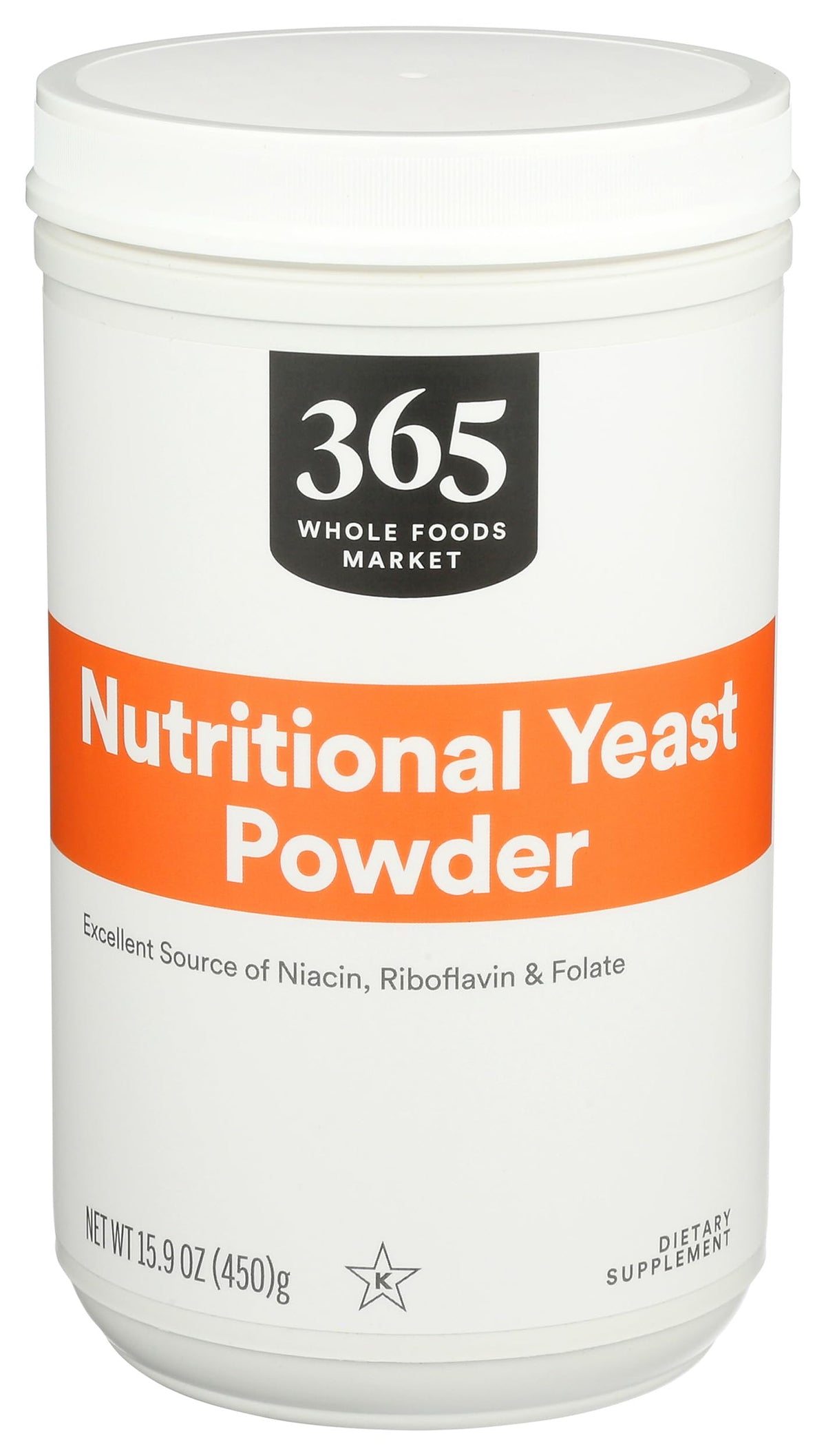 365 by Whole Foods Market nutritional yeast bottle highlights savory flavor for meals