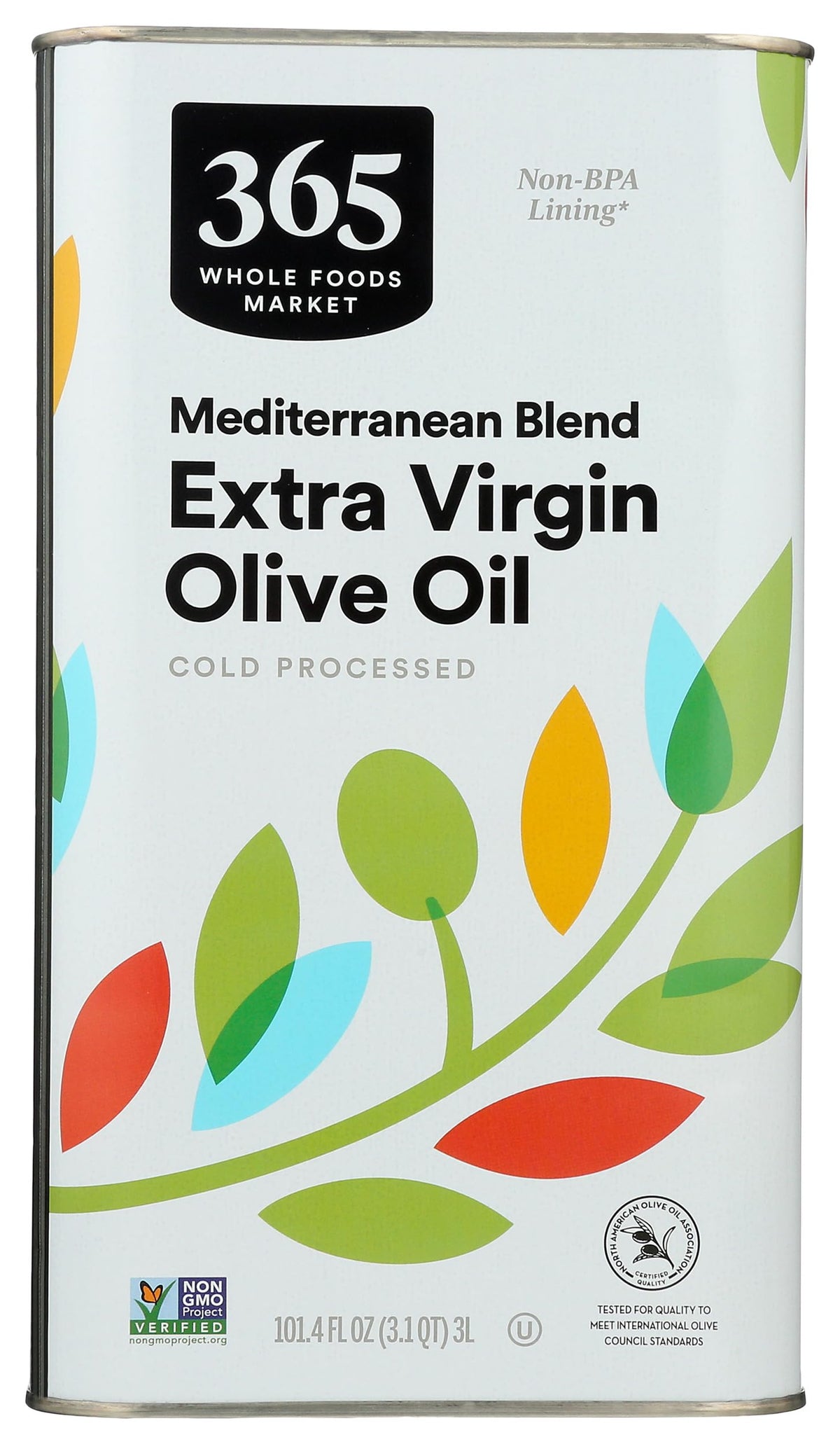 Pouring 365 by Whole Foods Market olive oil for light sautéing