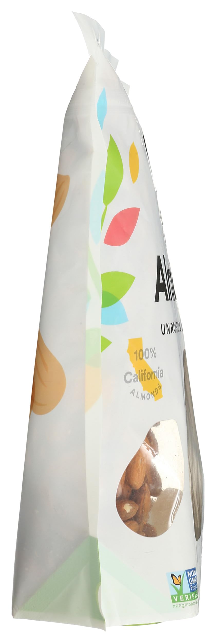 Resealable 32 oz bag keeps almonds fresh for cooking and snacking