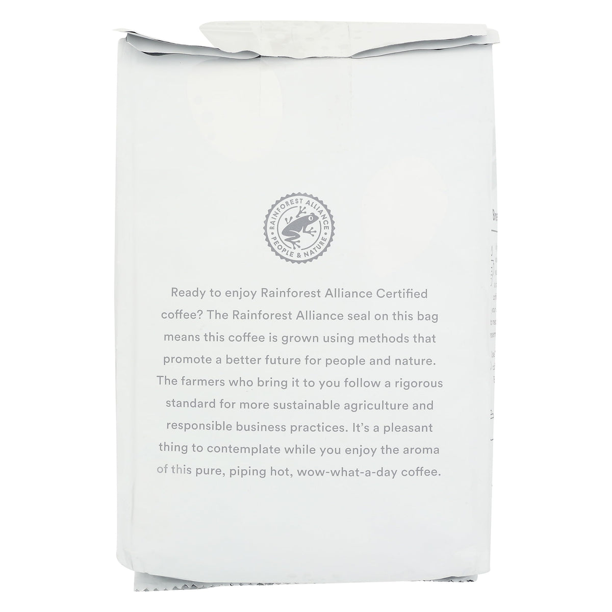 365 by Whole Foods Market whole bean coffee bag highlights sustainability and fresh grind-ready quality