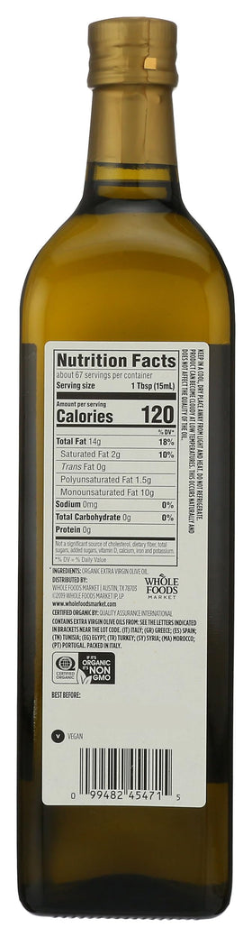 365 by Whole Foods Market label close-up, organic certification emphasized