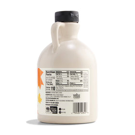 365 by Whole Foods Market maple syrup bottle back showing organic certification