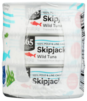 365 by Whole Foods Market Skipjack tuna served for salads or sandwiches.