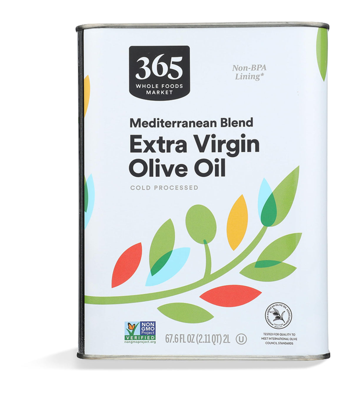 365 by Whole Foods Market olive oil pour highlights smooth flow for sautéing