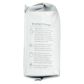 Close-up of 365 by Whole Foods Market Vienna Roast dark beans highlighting chocolate and caramel notes