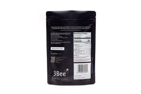 3Bee Manuka honey drops 400+ MGO label on packaging for quality.