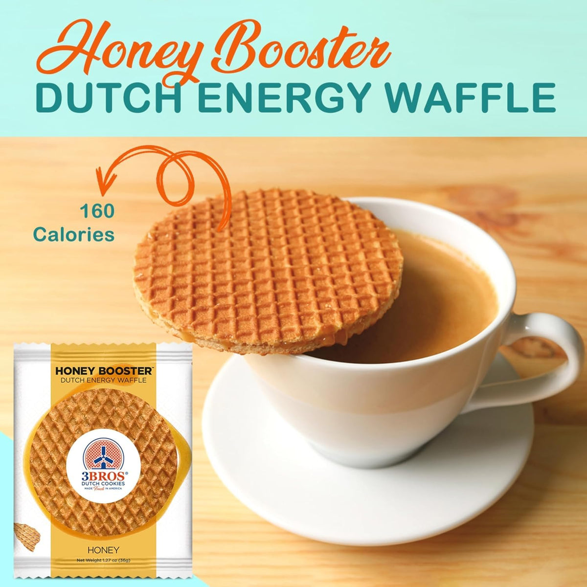 3Bros Honey Booster athlete-friendly snack for post-activity energy