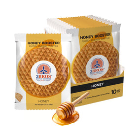 3Bros Honey Booster packaging shows convenient box for on-the-go energy