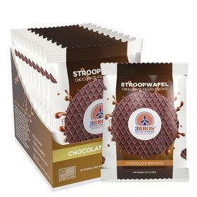 3Bros Stroopwafels served with coffee for a cozy breakfast break.