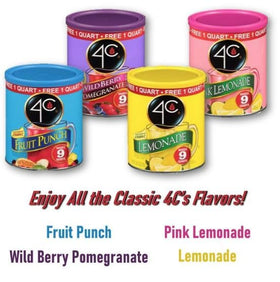 4C brand flavor expertise showcased on the canister.