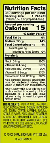 4C Energy Rush Stix compact value pack showcasing flavor options and savings.