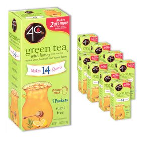 4C Pitcher Packs green tea 8-pack ready for quick, sugar-free refreshment in any pitcher.