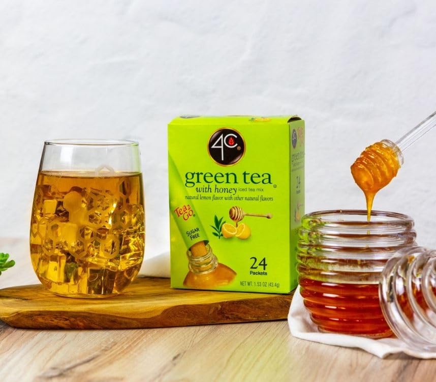 4C Water flavor enhancer Stix with Green Tea for everyday hydration