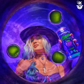 Alani Nuu Witches Brew packaging scene ready for gifting